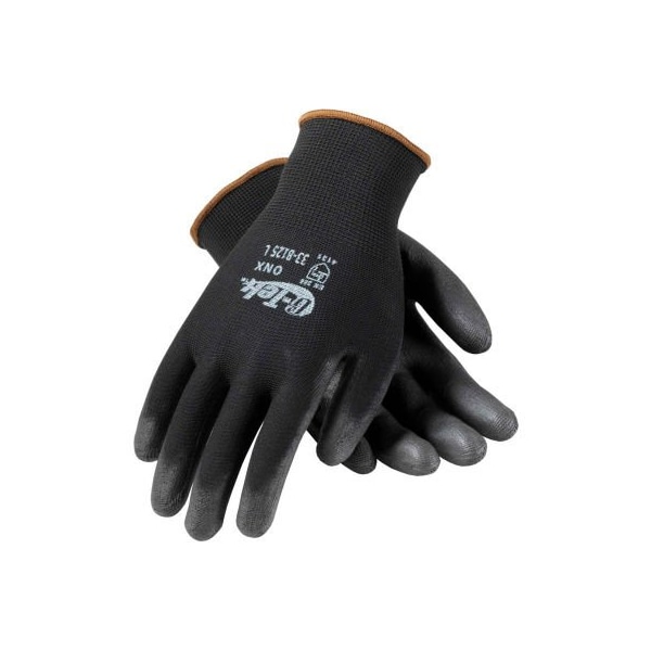 Pip Polyurethane, Flat, Palm & Fingers, 3 Abrasion Level, Black, XS 33-B125/XS - main